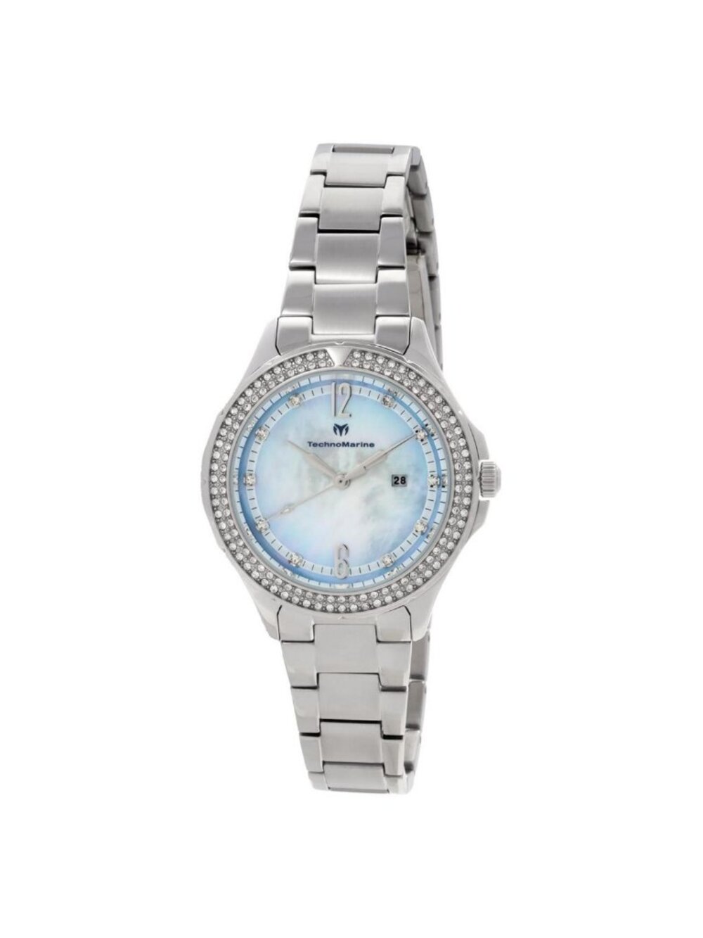 NWT Technomarine Luna Quartz Crystal Ladies Watch